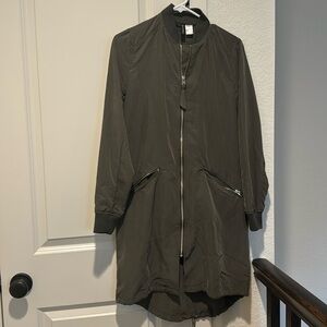 Womens army green fashion jacket